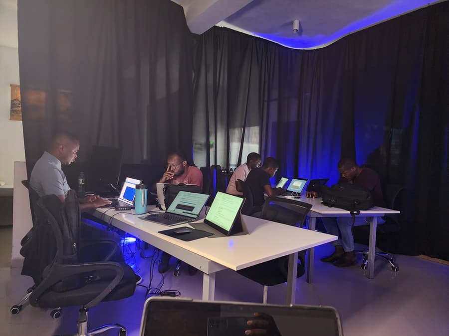 Sala de formação da VASSAMA Academy
